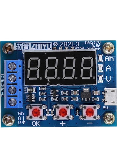 Zb2l3 Akü Test Cihazı Led Dijital Ekran Yüksek Voltaj Ölçüm Doğruluğu