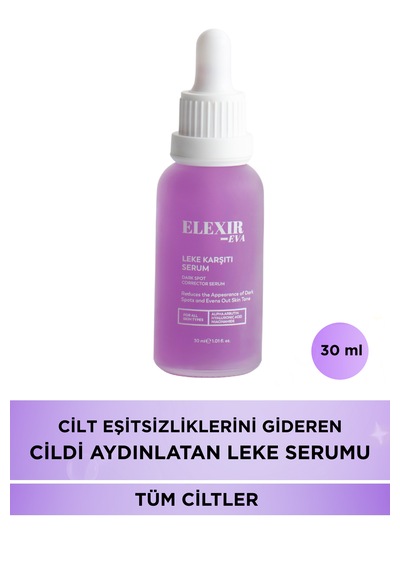 Aydınlatıcı Serum Cilt Tonunu Eşitleyen Ve Koyu Leke Görünümünü Azaltan Etkili Formül-30ml