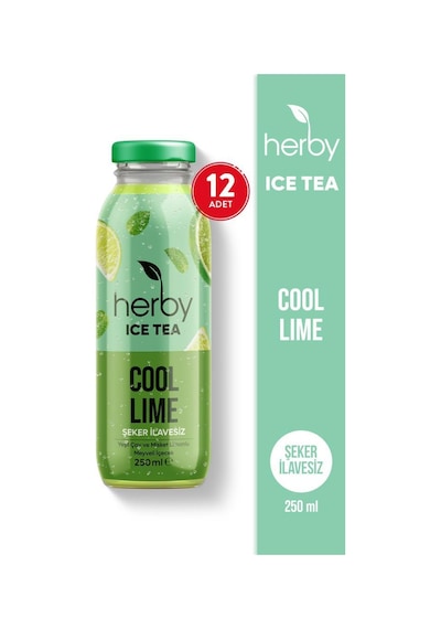 Herby Ice Tea Cool Lime 12 x 250 ML