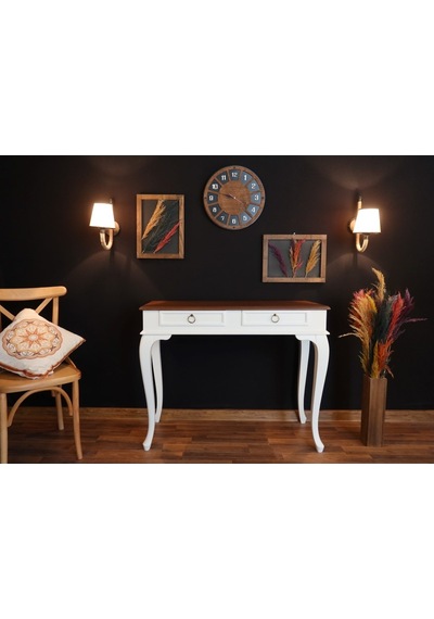Wooding 120 Cm Çekmeceli Masif Beyaz Ceviz Dresuar (548588398) Ceviz