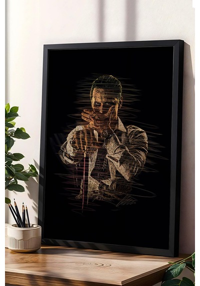 Joker Portre Çerçeveli Tablo - Estetik Poster