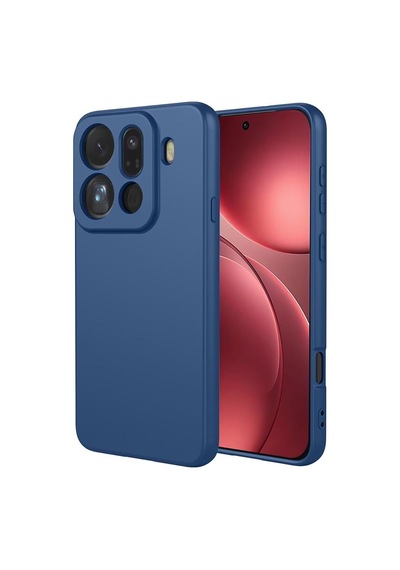 Caseonn Oppo Find X9 Pro Kılıf Kamera Korumalı Mikrofiber Astarlı Lansman Lacivert