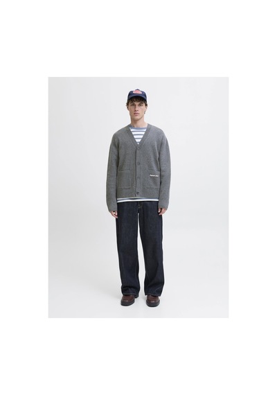 Jack & Jones Jornorrebro Knıt Cardıgan Ln Antrasit