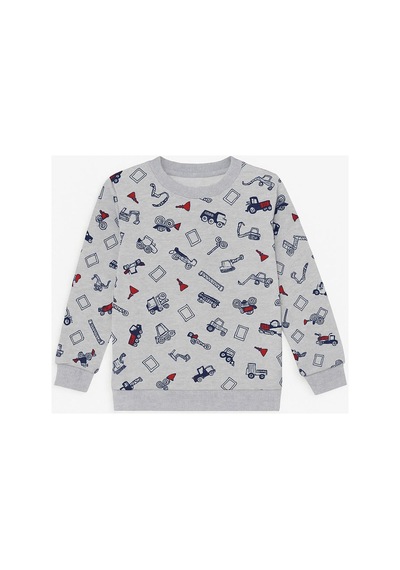 Beka Kids Erkek Çocuk Desenli Pijama Takımı %100 Pamuklu Ve Esnek Pijama Takımı Krem