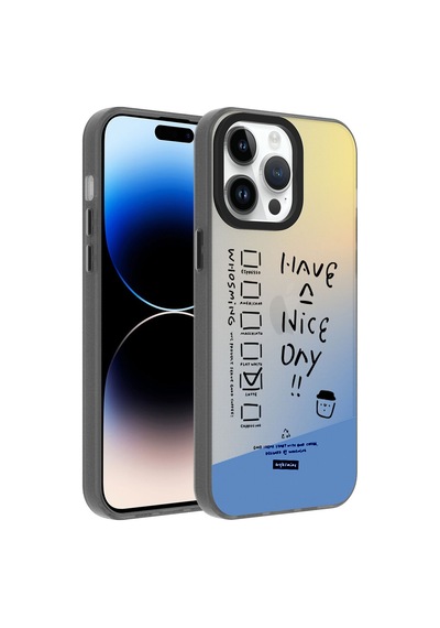Apple Uyumlu iPhone 14 Pro Max Kılıf Desenli Zore Dragon Sert Kılıf