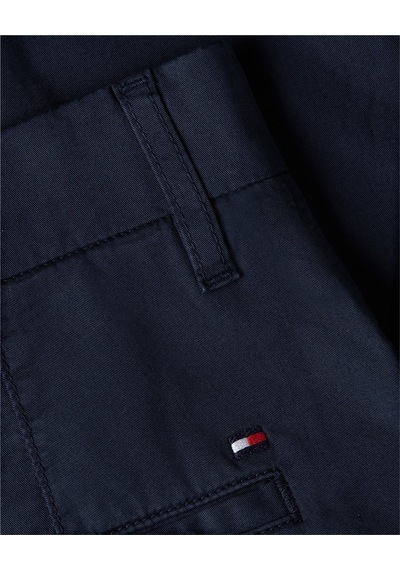 Tommy Hilfiger Co Blend Gmd Chıno Short Kadın Mavi Şort - Ww0ww42457 Mavi