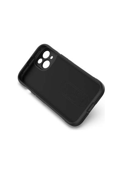 Apple iPhone Uyumlu 14 Kılıf Kamera Korumalı Esnek Silikon Parmak Şeritli Pazarplus Kırmızı