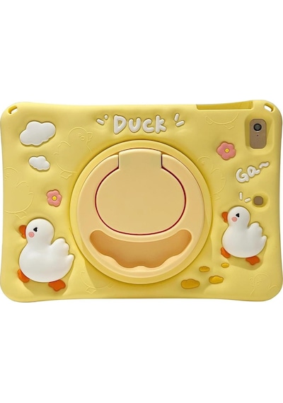 Samsung Uyumlu Galaxy Tab A9 Plus X210 X213 X215 X217 Kılıf Cute Dolls Standlı Eğlenceli 3d Karekterli Çocuk Kılıfı Kılıf