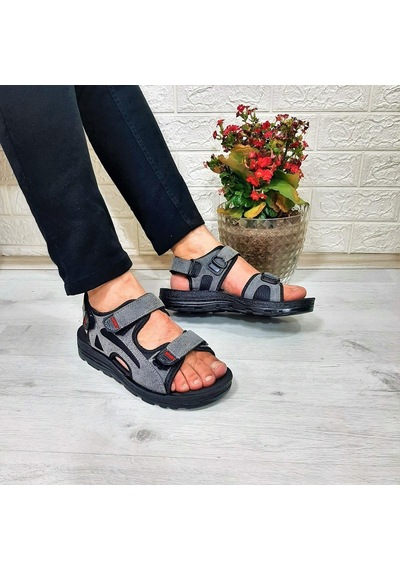 Fiyra Gnpl Gri Rahat Erkek Günlük Sandalet 001