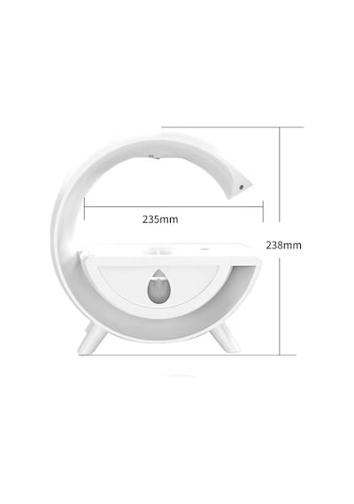 Antigravity Akıllı Nemlendirici Bluetooth Hoparlör + Led Ambiyans Işık