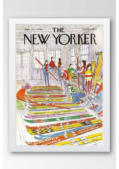 The New Yorker Çerçeveli Tablo January 21 1980