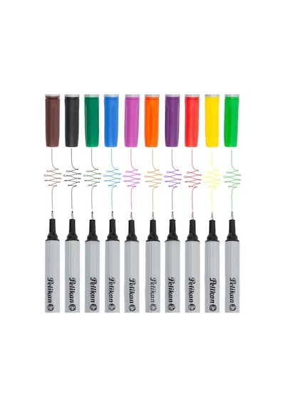 Pelikan Fineliner 96 Çeşitli 10'lu-kılıf