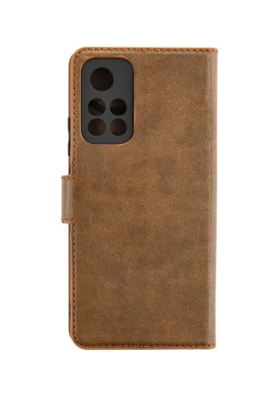 Newface Xiaomi Redmi Note 11t Kılıf Trend S Plus Kapaklı Kılıf - Taba