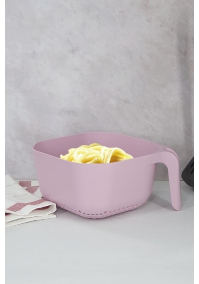Makarna Süzgeci Pembe