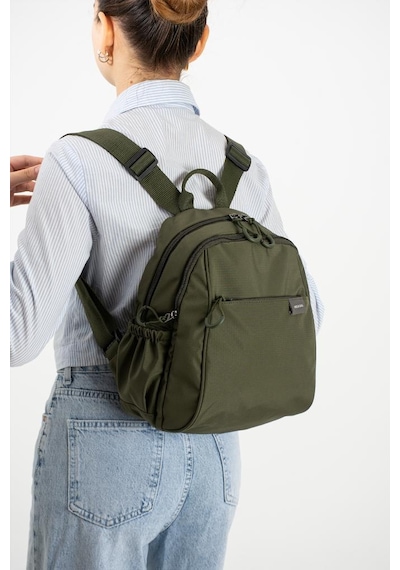 Baginn Kadın Sırt Çantası Ultra Hafif Paraşüt Kumaş Su İtici Kumaş Günlük Sırt Çantası Ölçüsü 30 24 Cm Yeşil