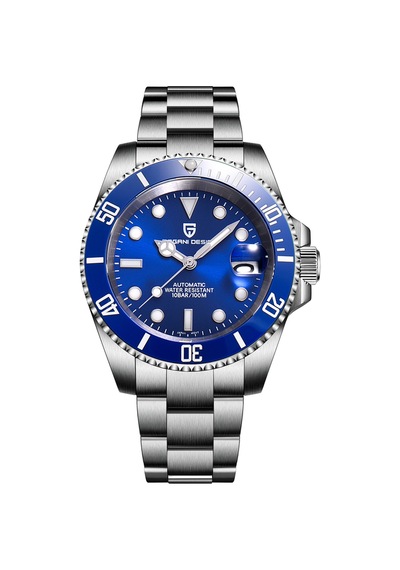Pagani Design Pd-1661 Submariner 40mm Otomatik Mekanik Kol Saati Paslanmaz Çelik Dalgıç Saat Safir Cam Erkek Saati Lacivert Diğer
