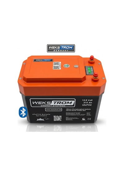 Wekstrom Germany Lityum Demir Fosfat Akü 12,8 V 315 Ah Lifepo4