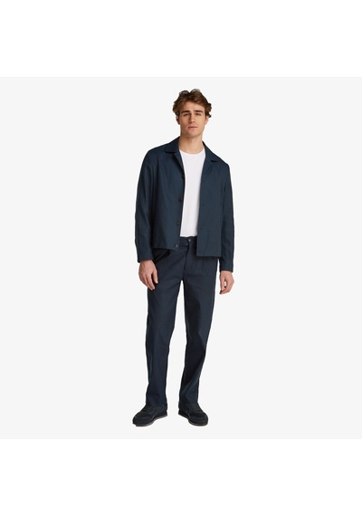 Calvin Klein Erkek Mavi Keten Karışımlı Ceketdüzk10k114392