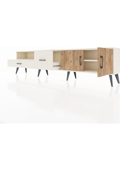Arges Tv Ünitesi 2 Raflı 2 Çekmeceli 2 Kapaklı 220x30x51 Aytaşı-çam/aytaşı Atlas Çam/aytası - Aytası Arges Tv Ünitesi 2 Raflı 2 Çekmeceli 2 Kapaklı 220x30x51 Aytaşı-çam/aytaşı Atlas Çam/aytası - Aytası