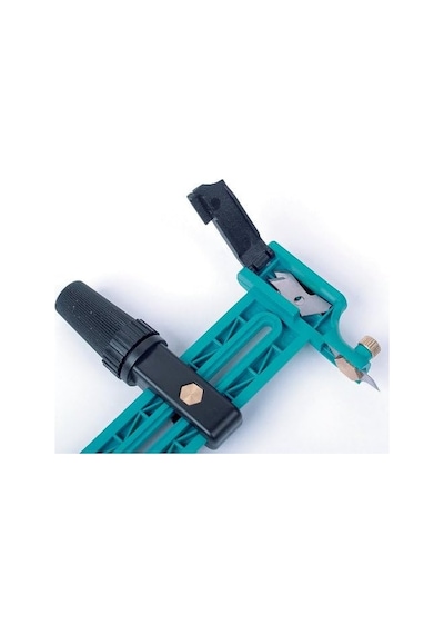 Wolfcraft 4151000 İçin 1 X Kreissschneider Plastik Kağıt, Folyo, Deri/dahil 2 Yedek Bıçak Magazin Ø 23 Cm