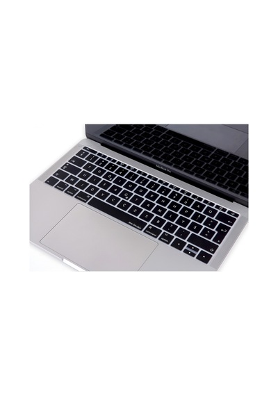 Apple Uyumlu MacBook Klavye Koruyucu 12-13Inc A1708 A1534 F Türkçe Daktilo Tip Siyah