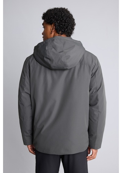 Defacto Slim Fit Su Gecirmez Kapusonlu Mont H1897ax26wnkh521 Haki-kh521
