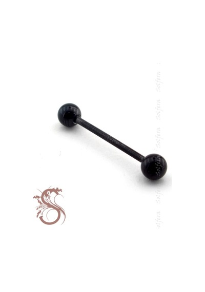 Solfera Vücut Piercing 28 Mm Siyah Kulak P357 Siyah