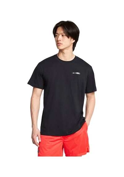 Under Armour Heavyweight Armour Erkek Siyah Günlük Stil T-shirt 1382831-001 1654622 SIYAH