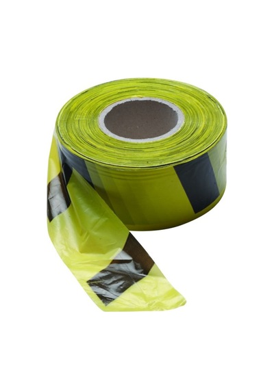 Pass Emniyet Uyarı Ikaz Şerit Bandı Büyük Boy 6 Cm x 360 Metre Sarı Siyah