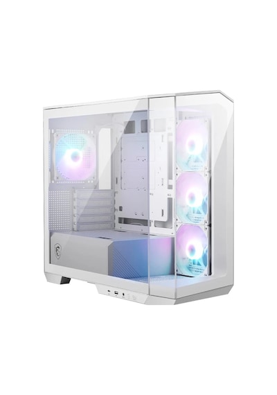 Msı Mag Pano M100r Pz White Rgb Tempered Glass Usb 3.2 Matx Mid Tower Kasa