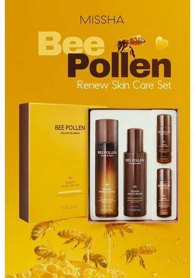 Kuru Ciltler İçin Arı Poleni İçerikli Besleyici Cilt Bakım Seti Bee Pollen Renew Skin Care Set 2