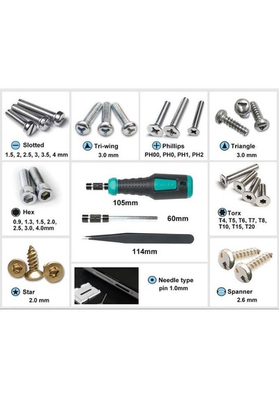 Proskit Sd-9826 33 İn 1parça Tornavida Bit Set