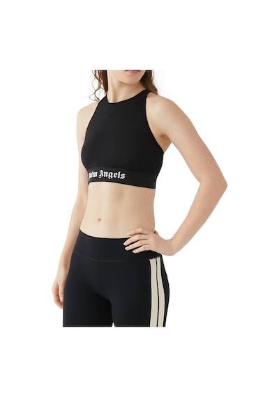 Palm Angels Logo Bantlı Amerikalı Spor Ütyeni Blk