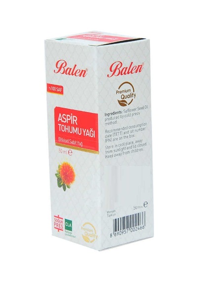 Aspir Tohumu Yağı Soğuk Pres 50 Ml Cam Şişe