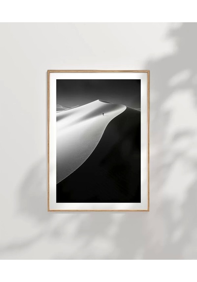 Çerçevesiz Poster Kumun İzinde