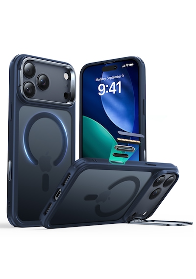 Esr Apple Uyumlu iPhone 17 Pro Classic Hybrid Magsafe Standlı Kılıf - Kamera Kontrol Buton - Buzlu Mavi Buzlu Mavi Esr Apple Uyumlu iPhone 17 Pro Classic Hybrid Magsafe Standlı Kılıf - Kamera Kontrol Buton - Buzlu Mavi Buzlu Mavi