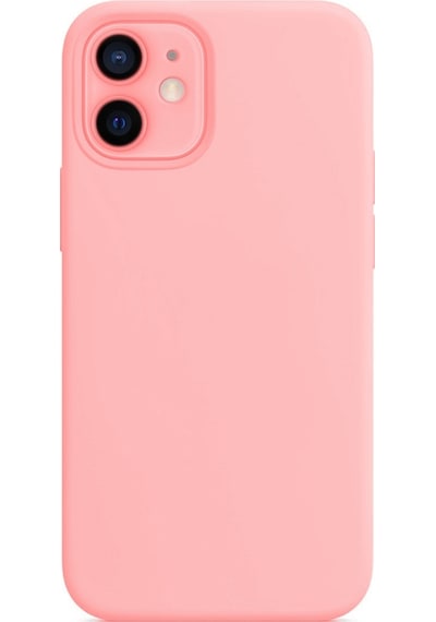 Apple Uyumlu iPhone 12 Ve 12 Pro Model Lansman Kılıf, İçi Kadife , Yüksek Kalite, Leke Tutmayan Pembe
