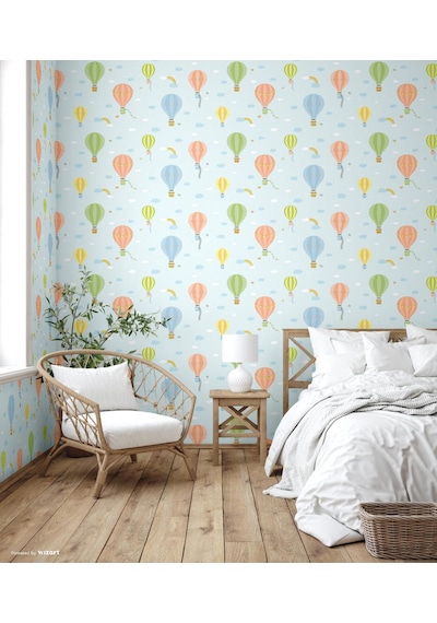 Adawall Adakids 8901-1 Genç Çocuk Balon Desenli Duvar Kağıdı