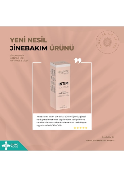 Silverbiotics İntim Genital Bakım Yıkama Solüsyonu 100 ML