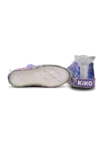 Kiko Kids Zubin Deniz Kızı Cırtlı Kız Çocuk Babet Ayakkabı Lila
