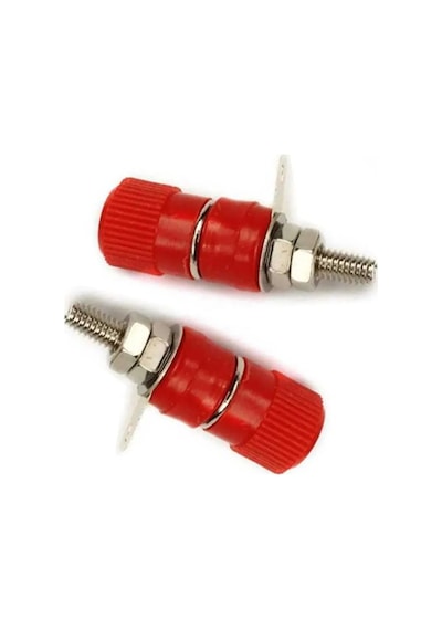 4mm Kırmızı Born Jack - 5 Adet