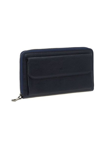 Bilik Deri Lacivert Rölax Deri Unisex Portföy & Clutch Çanta Ar