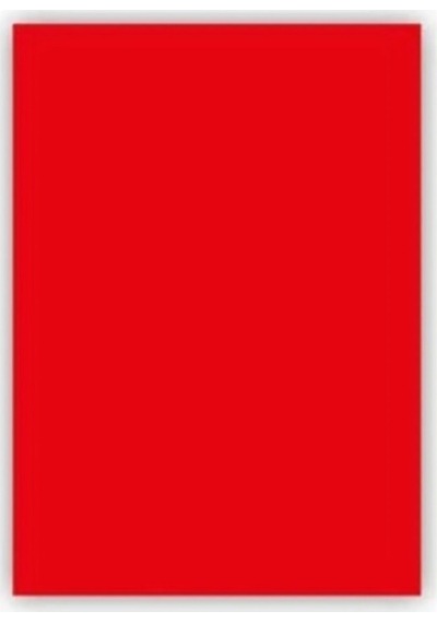 kırmızı Fon Kartonu 10 Adet 50X70 cm