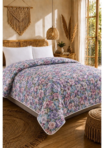 Tek Kişilik - 5d Premium Yatak Örtüsü- Hafif Ve Zarif - Mevsimlik- 160 X 220 Cm 5d14 5d14