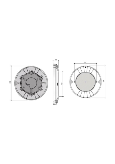 Gemaş 72 Led Sıva Üstü Havuz Lambası 23 Watt Beyaz Işık