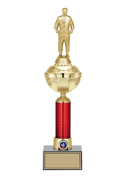 Odak Kupa - Figürlü Kupalar - Judo / Karate Figürlü Kupalar Fg-053 B - 44 Cm Altın - Beyaz