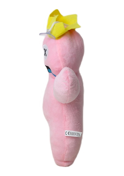 İthal Kumaş Sesli Müzikli Rainbow Friends Roblox Figür Peluş Oyuncak Uyku & Oyun Arkadaşı 30 Cm. Açık Pembe