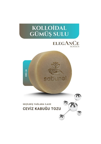 Sabunal Gümüş Sabunu Yağlı Ciltler İçin - Cilt Bakım Sabunu 100 G