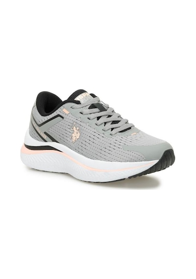 U.s. Polo Assn. Genesıs Wmn 5fx 101938170 Kadın Spor Ayakkabı Gri Pembe Gri-Pembe