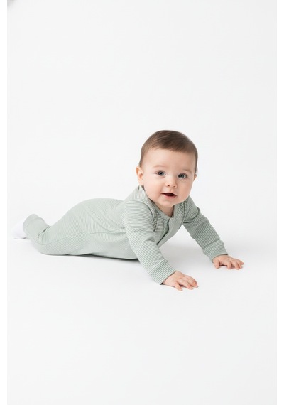 Tiffany Baby & Kids Stripe Tasarımlı Tulum Yeşil